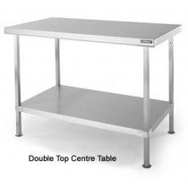 SCT965 Double Top Stainless Steel Centre Table