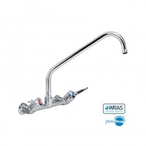 AquaTechnix TX-W-412L Wall mounted lever taps and spout