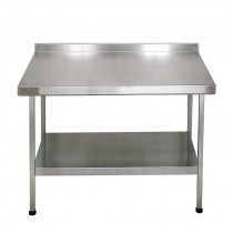 F20607Z Stainless Steel Midi Wall Table